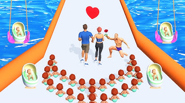 FAMILY RUN 3D game MAX LEVEL 💚👸🌈 Gameplay All Levels Walkthrough iOS, Android New Game Update Level