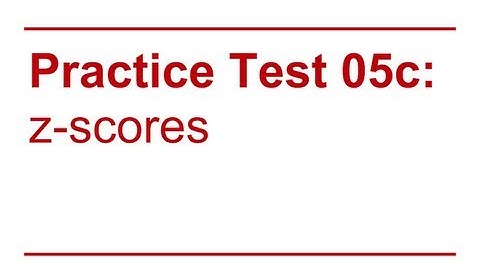 Data Sense 05: z-Scores / Review of Quiz 4