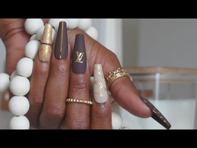 Louis Vuitton ….. #louisvuitton #nails #nailart #nailporn #nailsdid  #nailedit #nailstyle #nailfashion #naillove #nailartist #naildesigns…