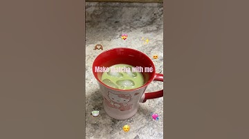 Make matcha with me pt 1 🍵 #matcha #asmr #matchalatte #starbucks #pink #life #matcharecipes
