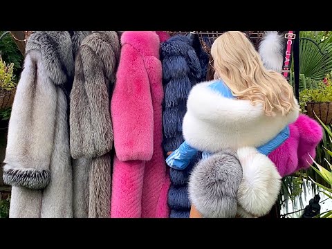 Do you like real or fake fur? #realfur #furcoat #furry #luxury #unboxing  #coat #shorts #viral #lv 