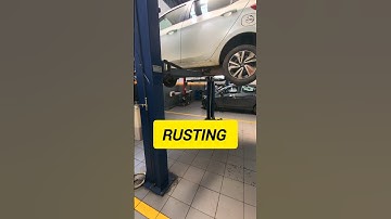 Cars chassis and silencer rust problem #cars #automobile #shorts