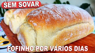 SEM SOVAR, SEM OVO E SEM LEITE❗😱 PÃO CASEIRO DE ÁGUA SUPER ECONÔMICO E FICA FOFINHO POR VÁRIOS DIAS