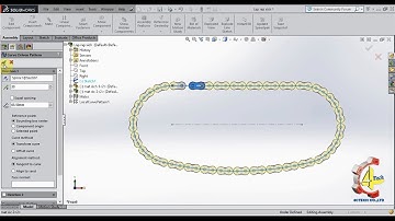Lắp xích trên SolidWorks - Chain Assembly