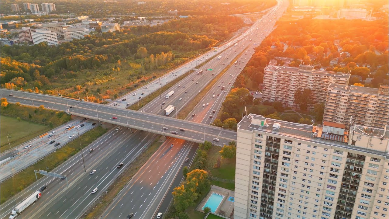 Toronto North York, Warden Road - Best Drone Footage 2023 4K