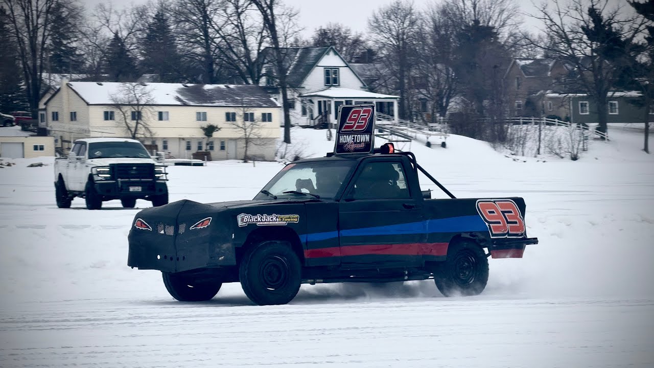 Chetek Ice Races rear wheel drive feature 2-1-26 on board 