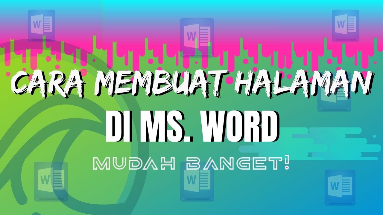CARA MEMBUAT HALAMAN BERBEDA DI MS. WORD PALING MUDAH 