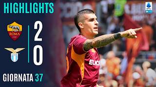 La Doppietta di Mancini Decide il Derby | ROMA-LAZIO 2-0 | HIGHLIGHTS | SERIE A ENILIVE 2025/26