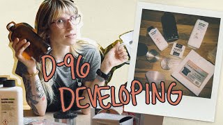 Developing film with Cinestill D-96 for the first time