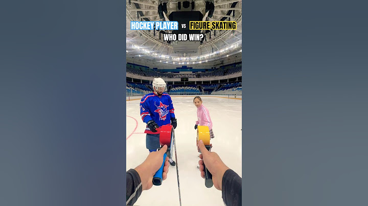 🌪️Figure Skating⛸️ vs Hockey Player🏒! Who was faster?🥸