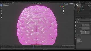 3D blender brain