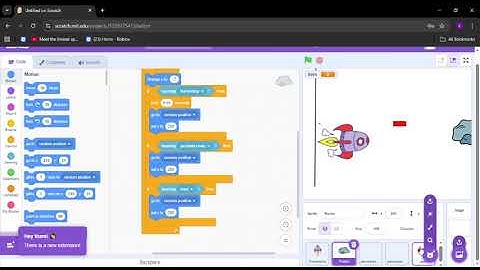 Cara membuat animasi space shooter di scratch 