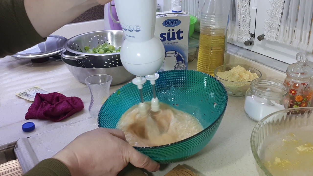 Mısır unundan prasalı "tuzlu kek tarifi" DETAYLI ANLATIM YouTube