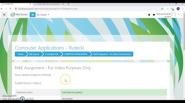 How to Upload a Google Doc in Moodle