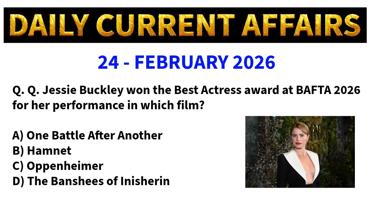 24 February 2026 | Today Current Affairs | Daily Current Affairs | Current News |#gk #currentaffairs
