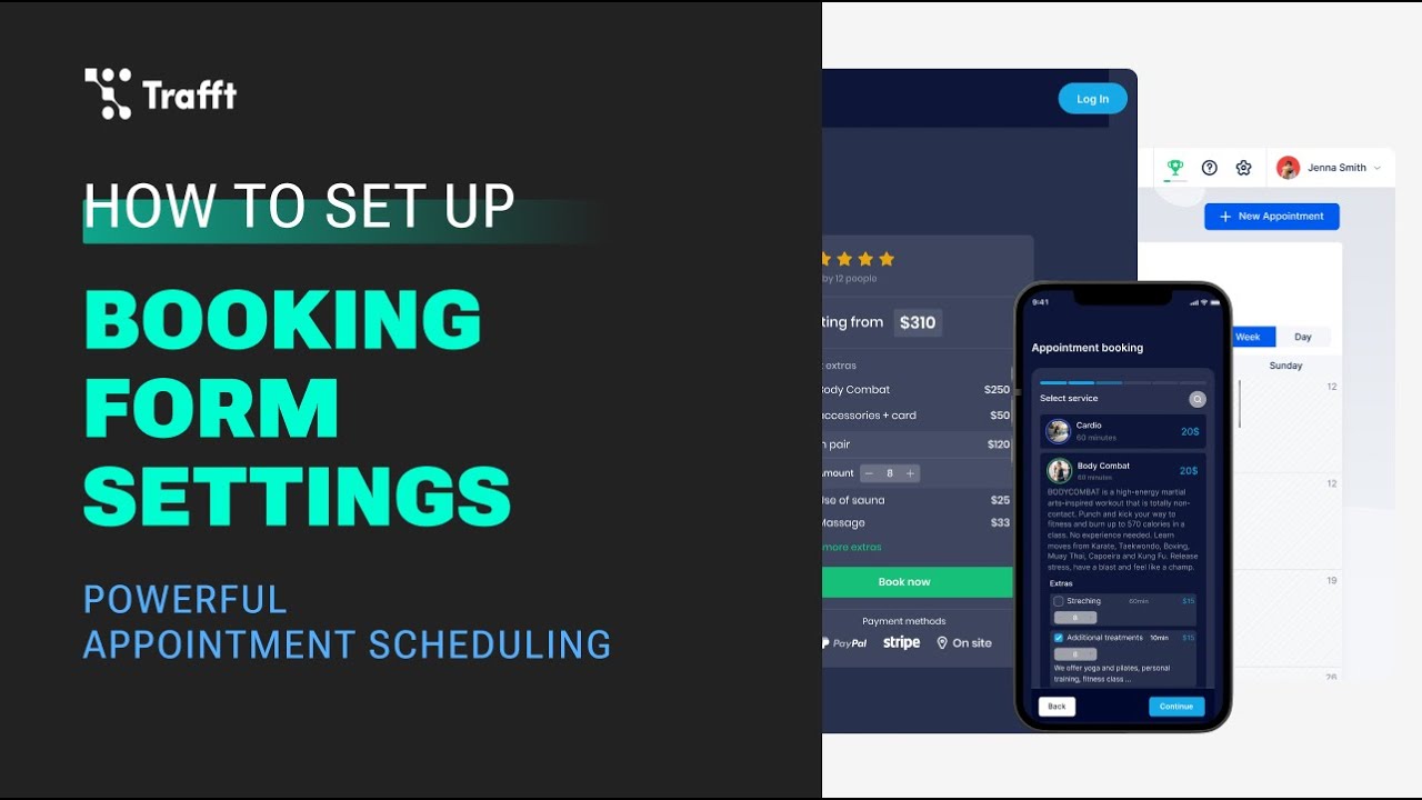 How To Show Busy Slots Look Busy Show Time Zone Trafft Guide YouTube