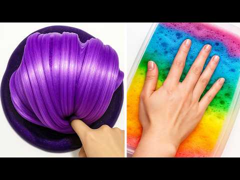 満足感たっぷりのスライムASMR | 睡眠のためのリラックススライム動画 Slime 3876