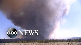 40 major wildfires are burning throughout the southwest, nearly
doubling in just 24 hours.