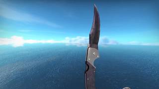 ☆ Falchion Knife | Blue Steel (Battle-Scarred) | CS:GO Skin Showcase
