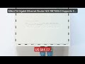 MikroTik Gigabit Ethernet Router hEX RB750Gr3 Supports 5 10/10... — Best Buy 2026 | Great Quality!