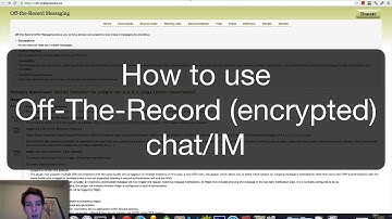 How to: use secure, encrypted chat (Off-the-Record) safely