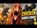 Try Not to Laugh: Screaming Chicken Compilation 😂 | Funny Reactions