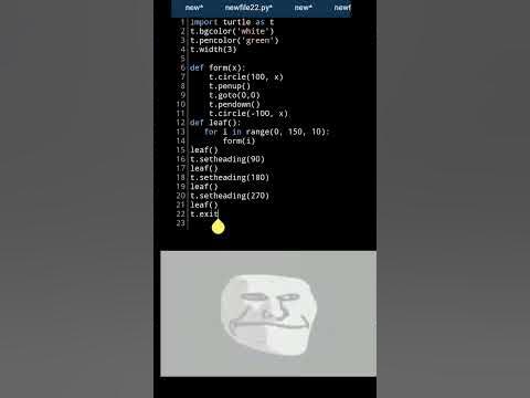Save it📌. .. Try it...🚀 | Python Turtle graphic design 👨🏻‍💻 | #shorts # ...
