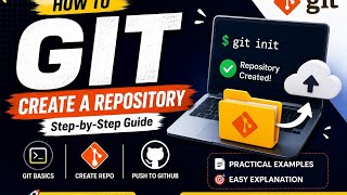 🚀 How to Create a Git Repository | Git Tutorial for Beginners💻 Create  | Step-by-Step instructions 