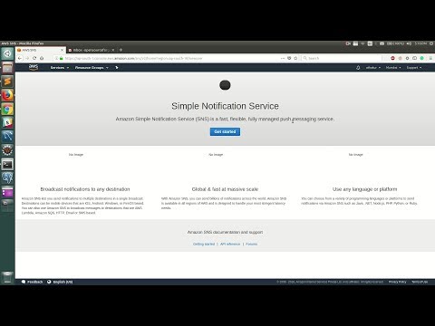 AWS Simple Notification Service (SNS) working