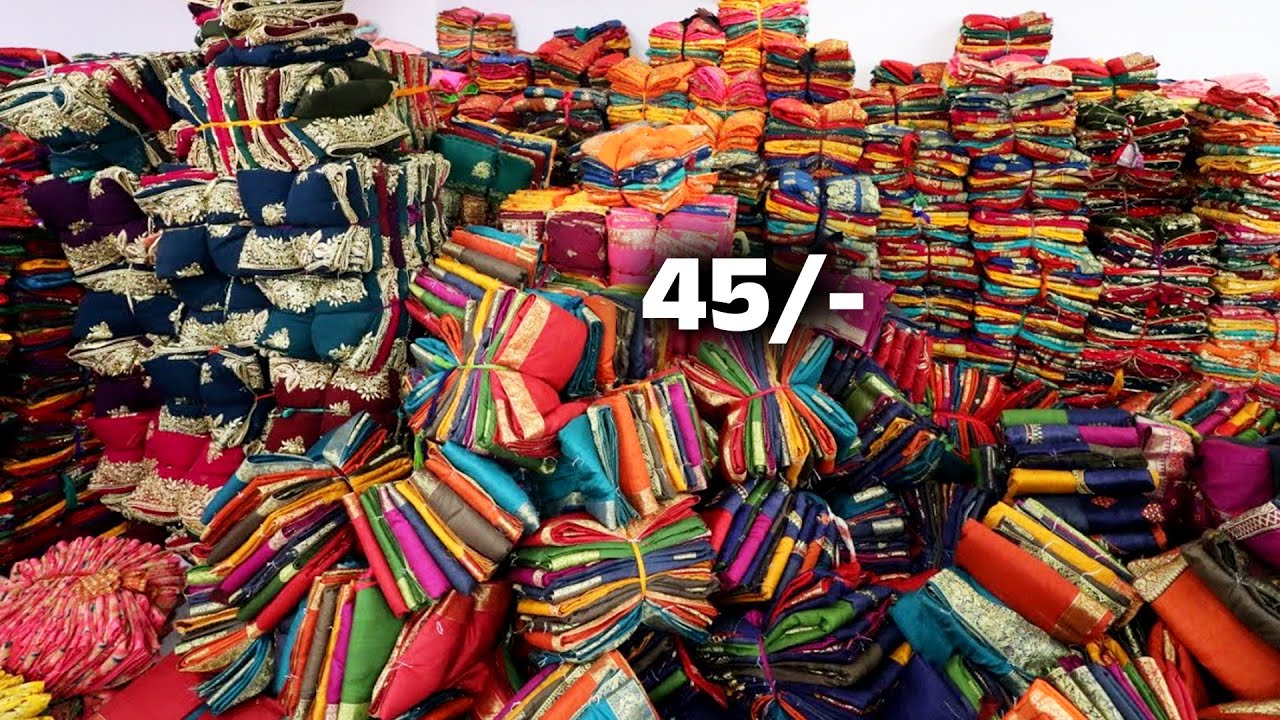 Best Saree Manufacturer | Madina Wholesale Market | Hyderabad Wholesale Market | Surat Saree Market