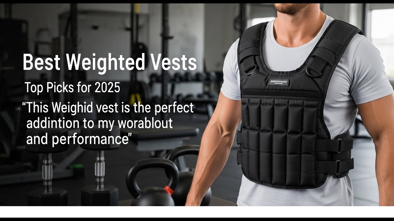 TOP 5 Best Weighted Vest 2026 | Weighted vest Amazon - YouTube