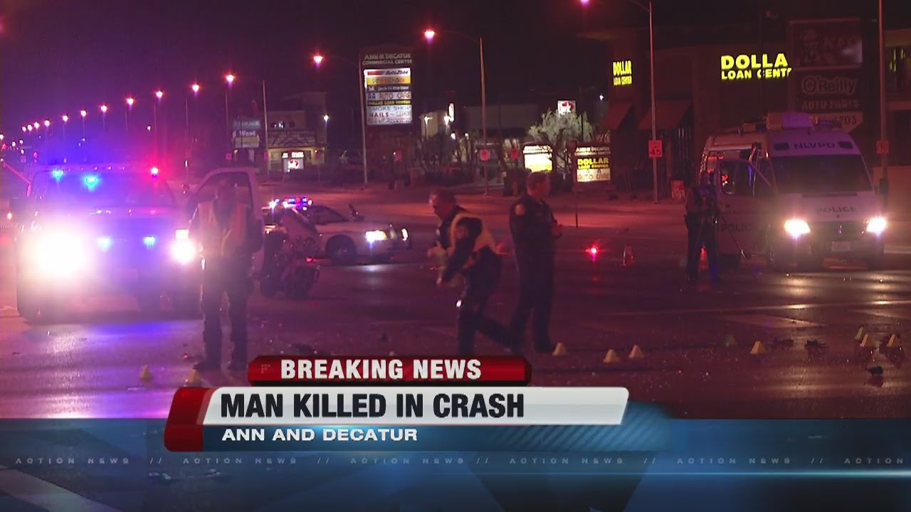 Motorcyclist killed in North Las Vegas crash - YouTube