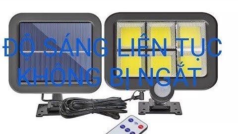 độ đèn năng lượng mặt trời 3.7v sáng liên tục không bị ngắt - ĐIỆN TỬ CHANNEL