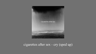 cigarettes after sex - cry (sped up + lyrics)