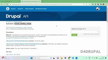 When and how to use hook_entity_view Drupal 9, Drupal 10 | D4Drupal