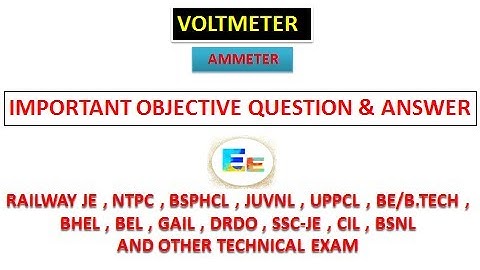 Electrical measuring instrument ll objective question and answer