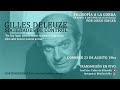Gilles Deleuze. Sociedades de control
