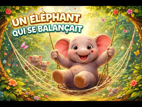 COMPTINE ENFANT - UN ELEPHANT QUI SE BALANÇAIT 🐘