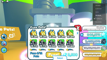 What happens when you fuse 5 normal  Robots and 1 golden Cyber Fox