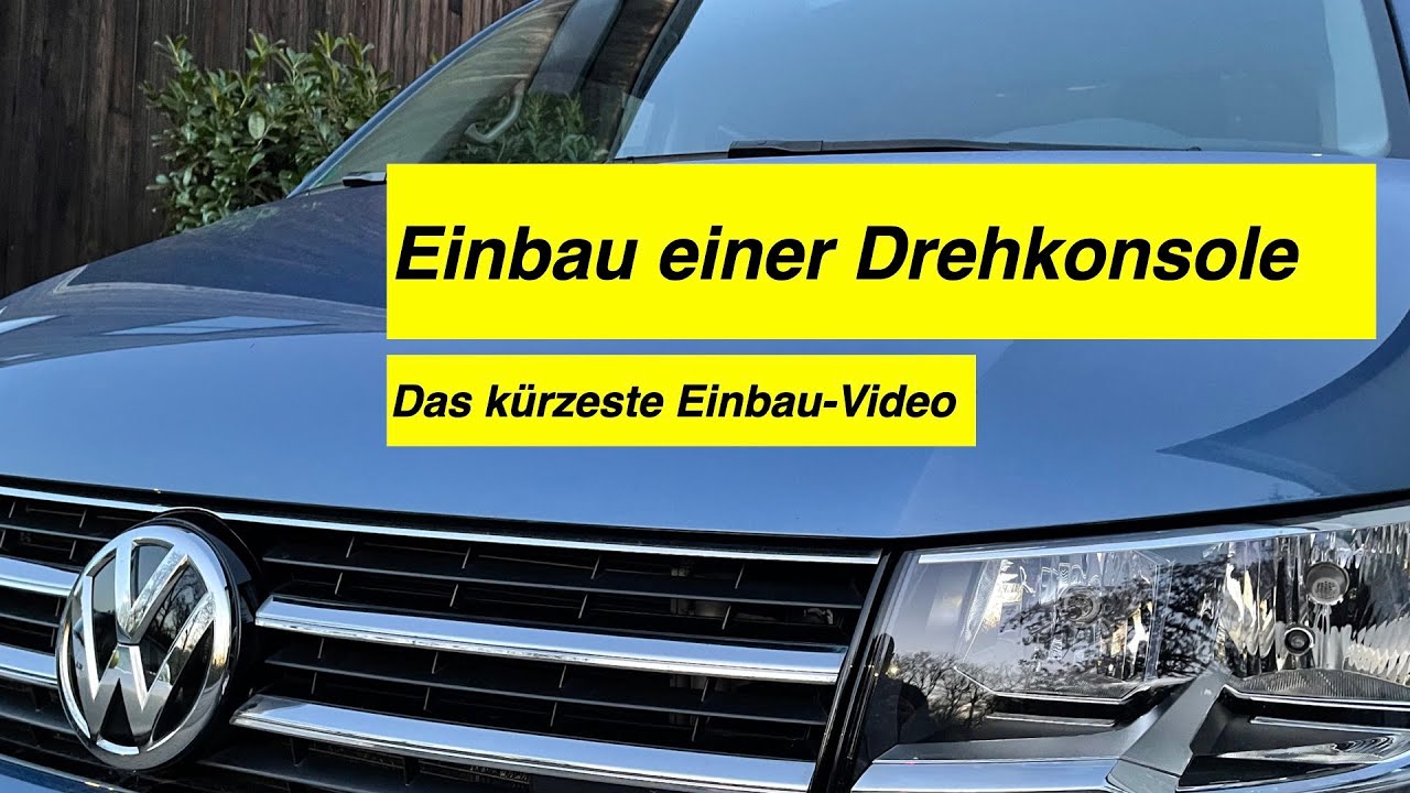 Drehsitz dank Drehkonsole Einbau T6