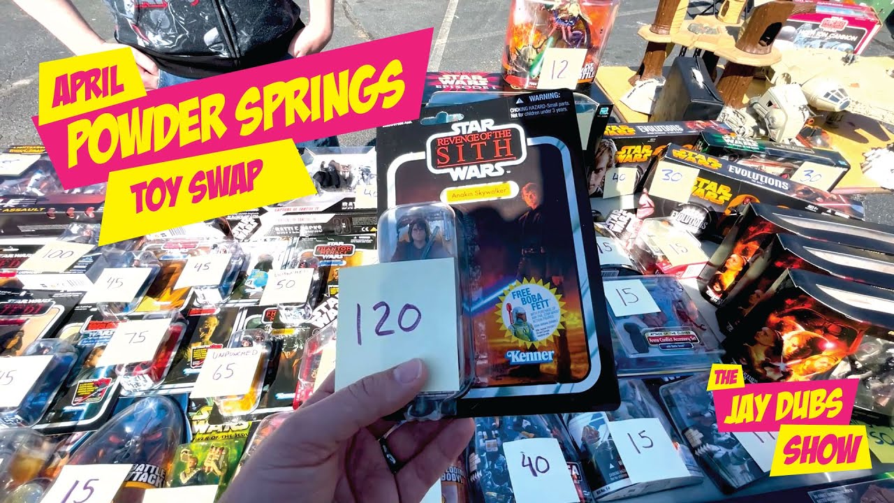 Toy Hunting Star Wars at the April Powder Springs Toy Show and 2nd Chance Toys