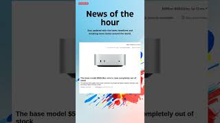 Breaking News: The base model $599 Mac mini is now completely out of stock #apple