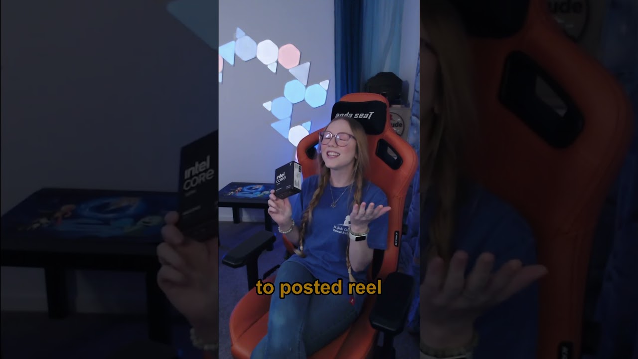 Preparing for my documentary about content creating with the Intel 🥳 #ad