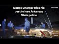 Dodge Charger owner tries his best to lose Arkansas State Police | Highway Takeover #policepursuit