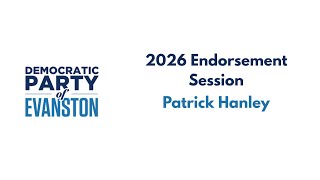 DPOE Endorsement 2026 - Patrick Hanley - IL State Senate