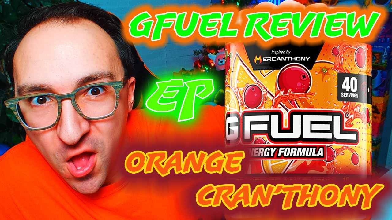 NEW Orange Cran'thony GFUEL Flavor Review & Taste Test!