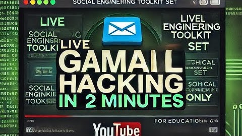 Social engineering toolkit phishing | How to hack gmail |  Gmail Hack tutorial | #kalilinux
