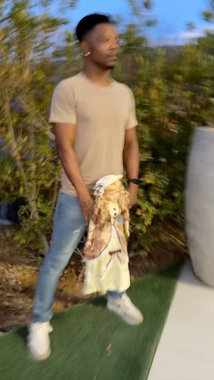I found my husband possessed by a haunted doll and this happens… #shorts