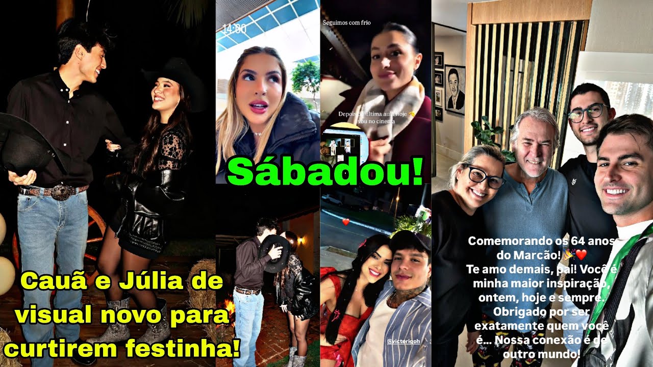 CAUÃ SOUZA E JÚLIA PIMENTEL DE ESTILO NOVO PARA CURTIR FESTINHA ...