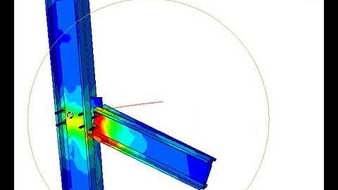 Beam-Column Connection ABAQUS Simulation